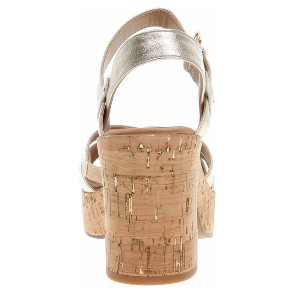 detail Dámske sandále s.Oliver 5-28315-42 light gold