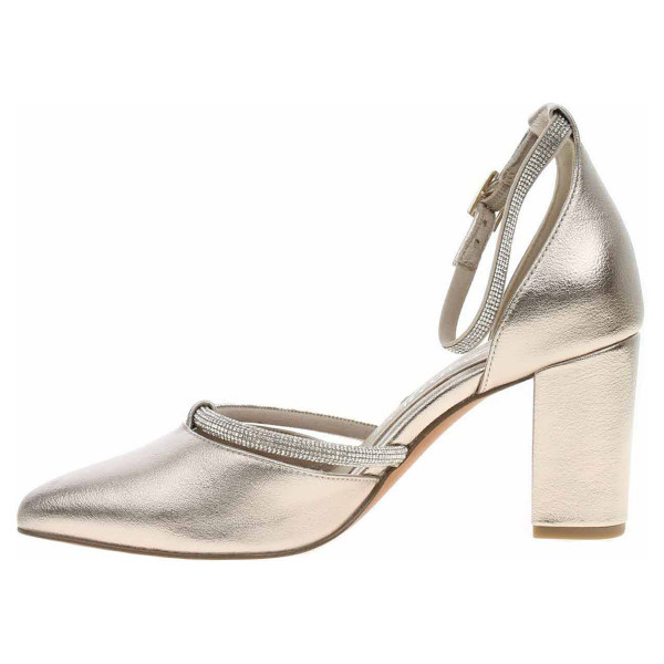 detail Dámska spoločenské topánky Marco Tozzi 2-82404-42 platinum