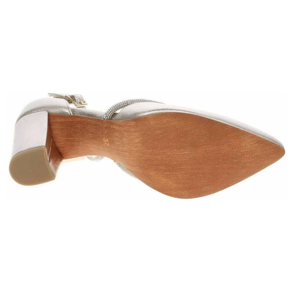 detail Dámska spoločenské topánky Marco Tozzi 2-82404-42 platinum