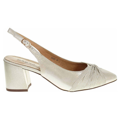 detail Dámske lodičky Deska 37224 beige