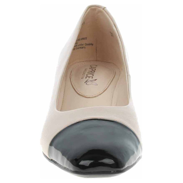detail Dámske lodičky Caprice 9-22305-42 beige-black