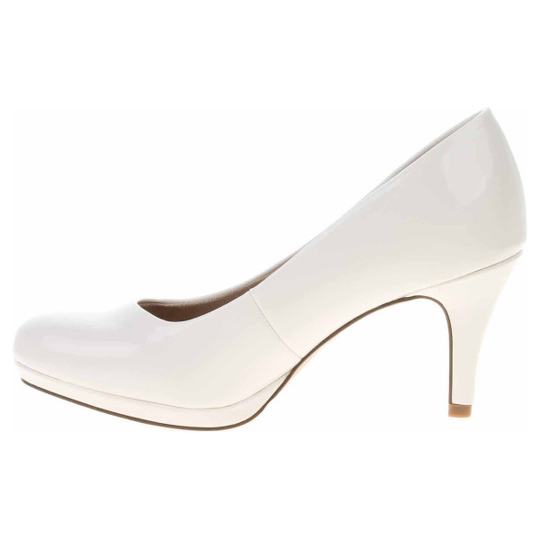 detail Dámske lodičky Tamaris 1-22444-29 white patent