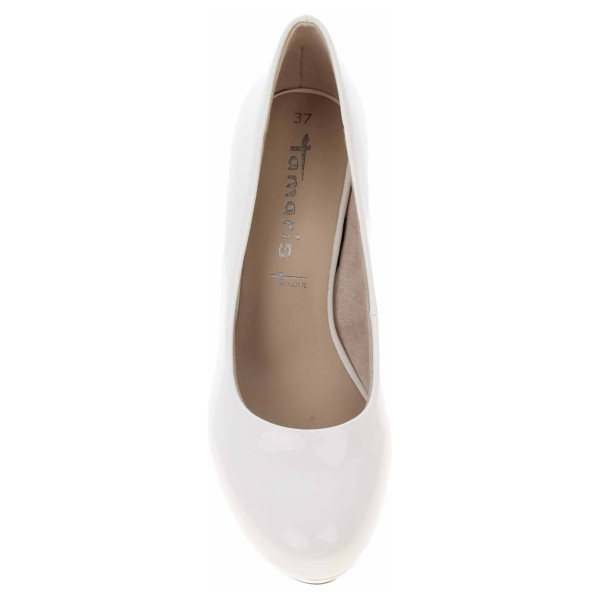 detail Dámske lodičky Tamaris 1-22444-29 white patent