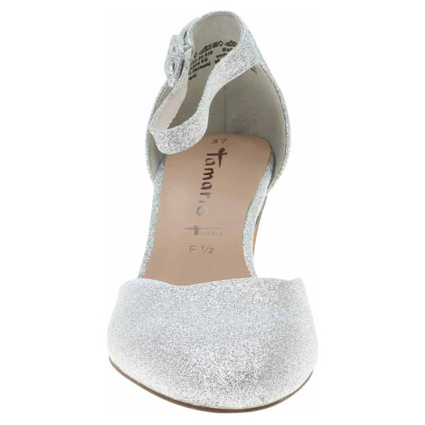 detail Tamaris dámská spoločenské topánky 1-24432-41 silver glam