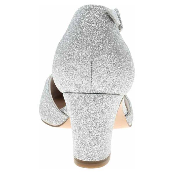 detail Tamaris dámská spoločenské topánky 1-24432-41 silver glam