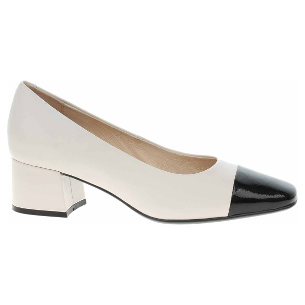 detail Dámske lodičky Caprice 9-22305-20 offwhite-black