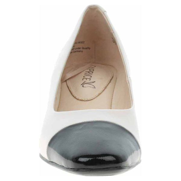 detail Dámske lodičky Caprice 9-22305-20 offwhite-black