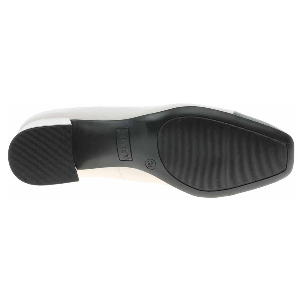 detail Dámske lodičky Caprice 9-22305-20 offwhite-black