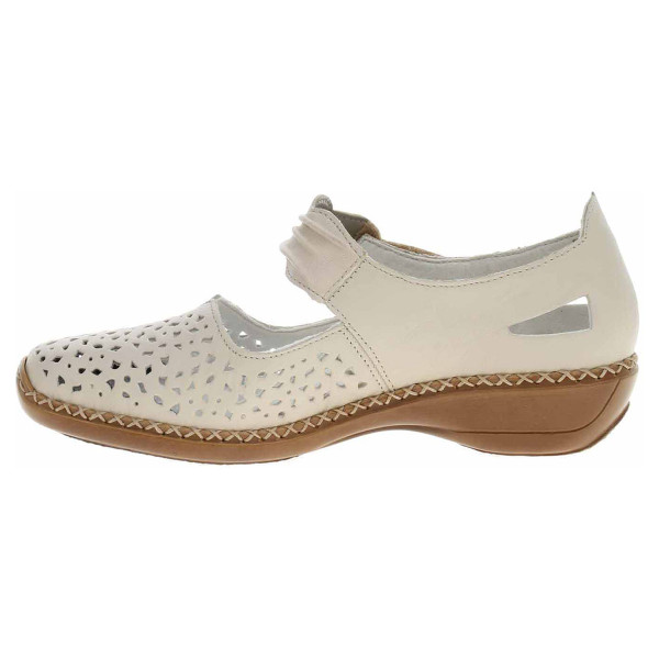 detail Dámske lodičky Rieker 41399-60 beige