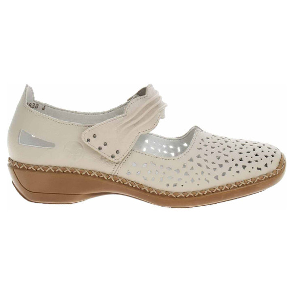 detail Dámske lodičky Rieker 41399-60 beige