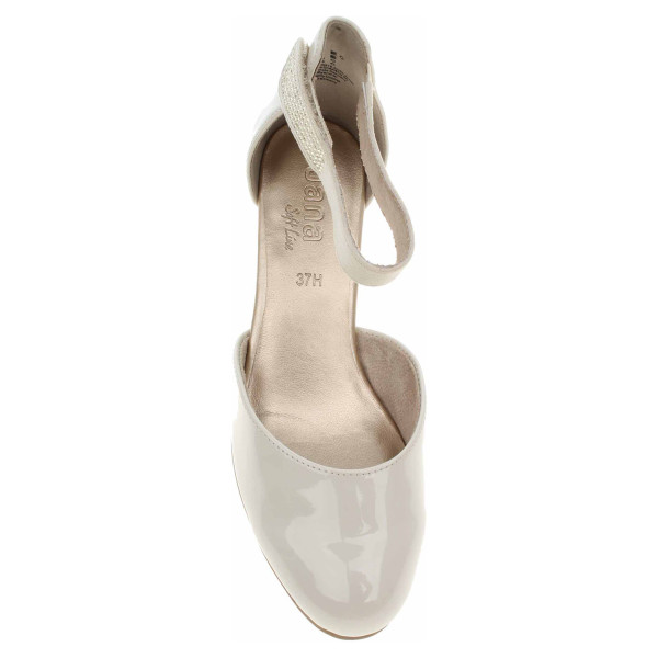detail Jana společenské dámské 8-24476-42 beige patent