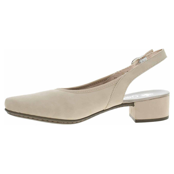 detail Dámske lodičky Rieker 47060-62 beige