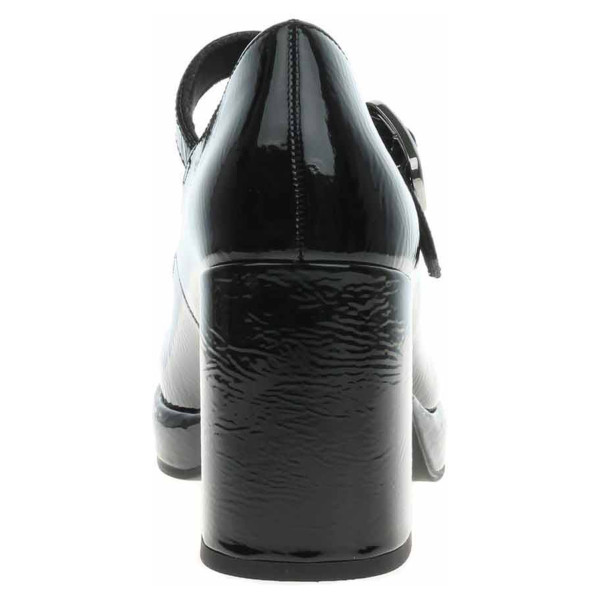 detail Dámske lodičky Marco Tozzi 2-24405-43 black patent