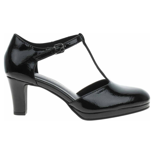 detail Dámske společenské lodičky Marco Tozzi 2-24419-45 black patent