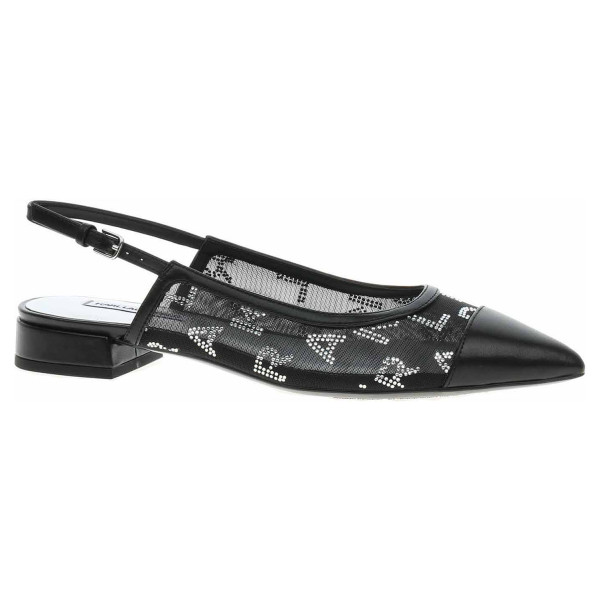 detail Dámske lodičky Karl Lagerfeld KL40153 M0S black mesh