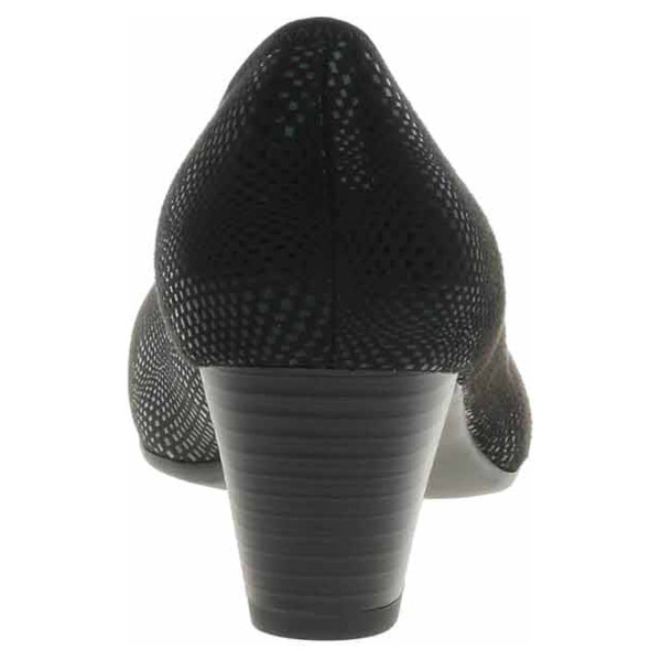 detail Dámske lodičky Jana 8-22476-42 black structur