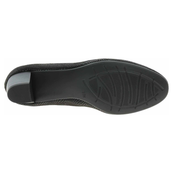 detail Dámske lodičky Jana 8-22476-42 black structur