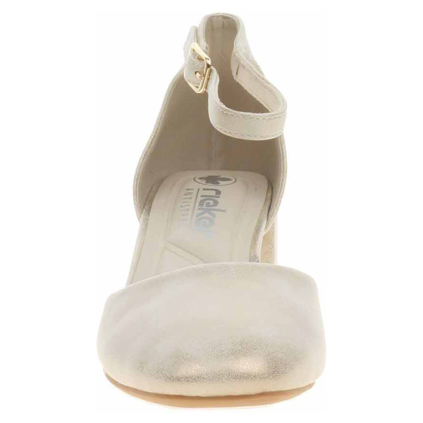 detail Dámske lodičky Rieker 44762-91 silber-platin