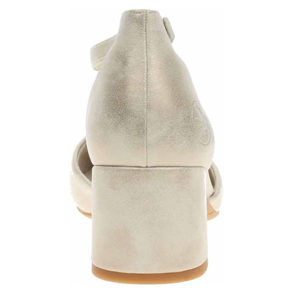 detail Dámske lodičky Rieker 44762-91 silber-platin