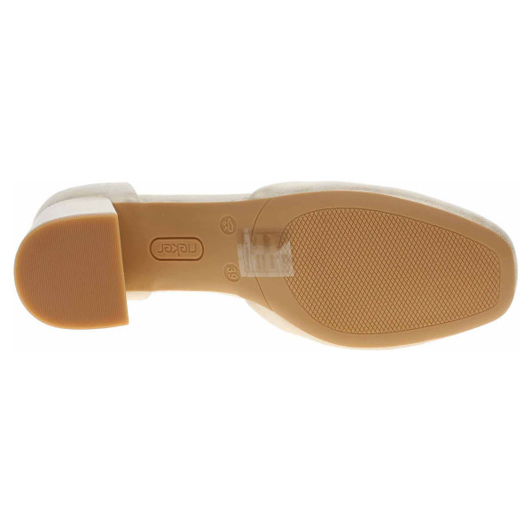 detail Dámske lodičky Rieker 44762-91 silber-platin