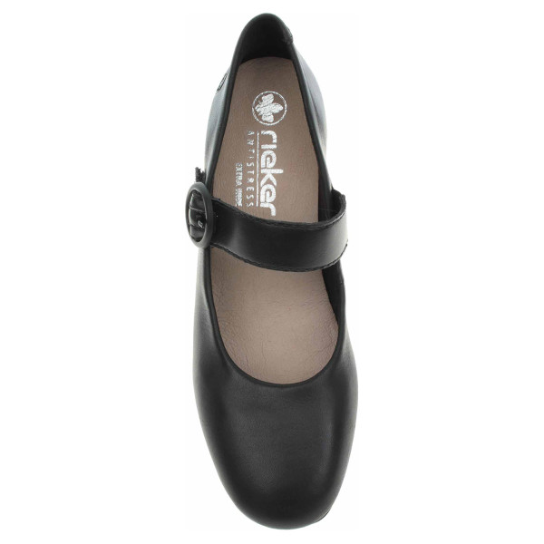 detail Dámske lodičky Rieker 43455-00 schwarz