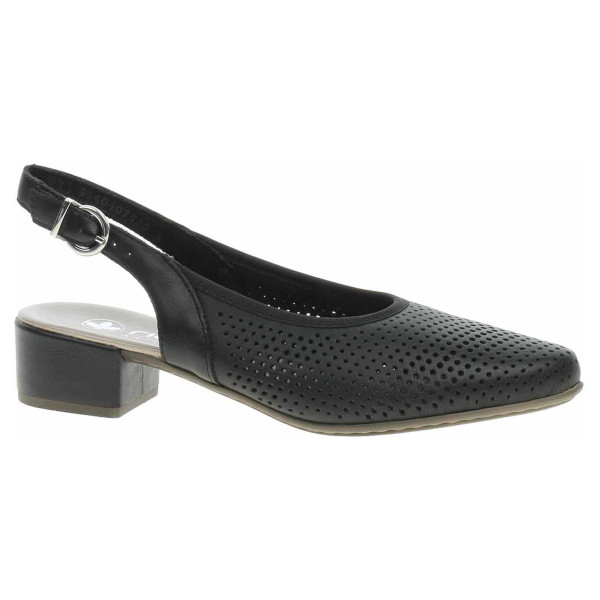 detail Dámske lodičky Rieker 47066-00 schwarz