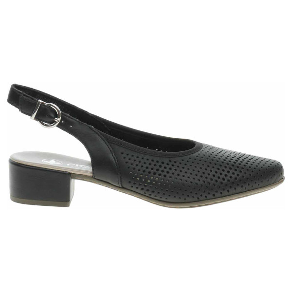 detail Dámske lodičky Rieker 47066-00 schwarz