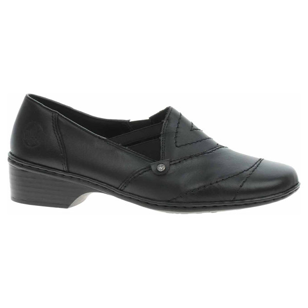 detail Dámske mokasiny Rieker 48260-01 schwarz