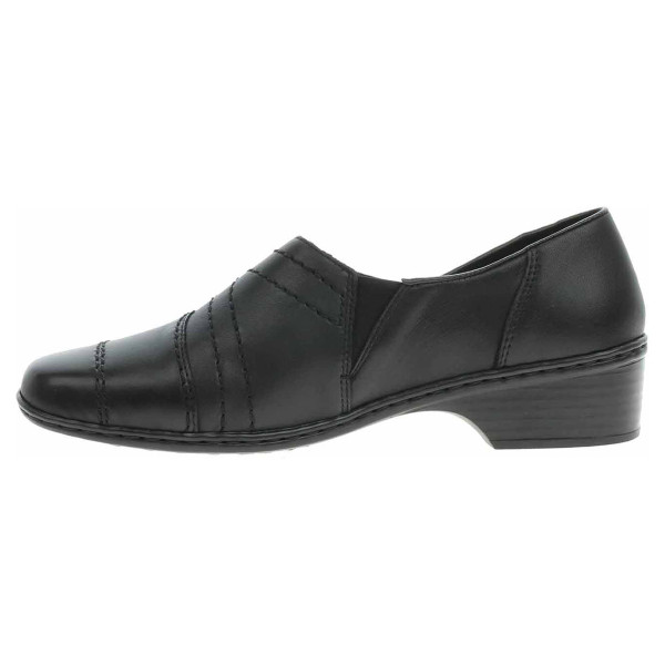 detail Dámske mokasiny Rieker 48260-01 schwarz
