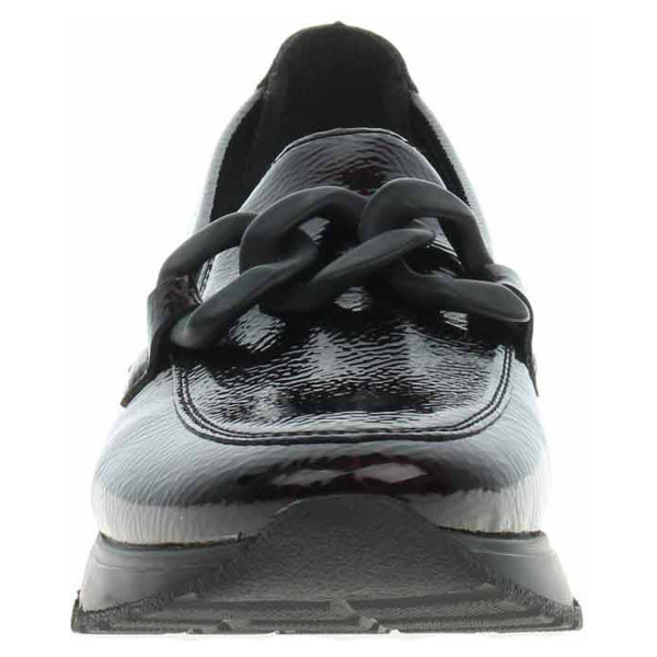 detail Dámske mokasiny Rieker 49051-35 bordo-black