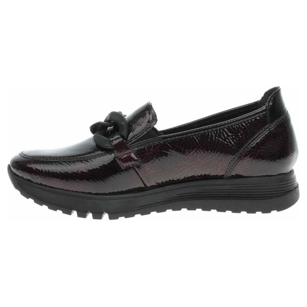 detail Dámske mokasiny Rieker 49051-35 bordo-black