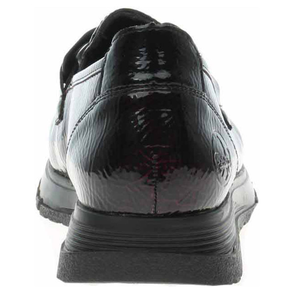 detail Dámske mokasiny Rieker 49051-35 bordo-black