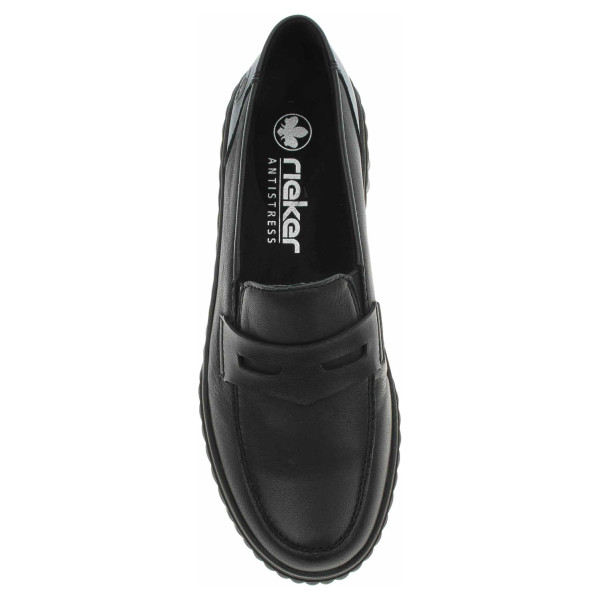 detail Dámske mokasiny Rieker N2562-00 schwarz