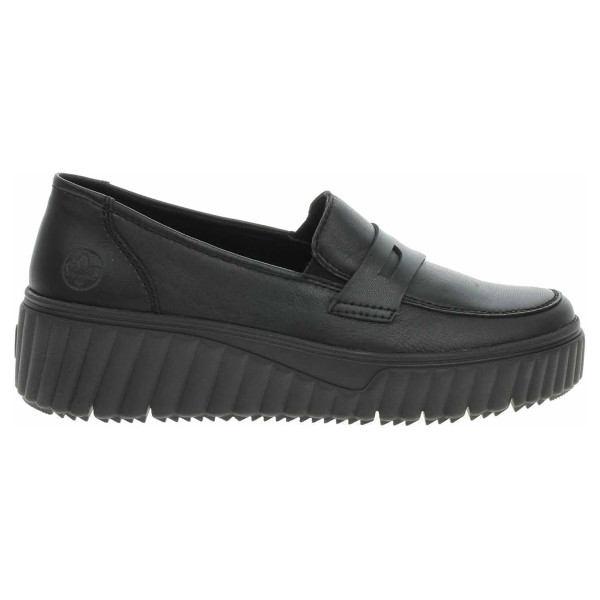 detail Dámske mokasiny Rieker N2562-00 schwarz