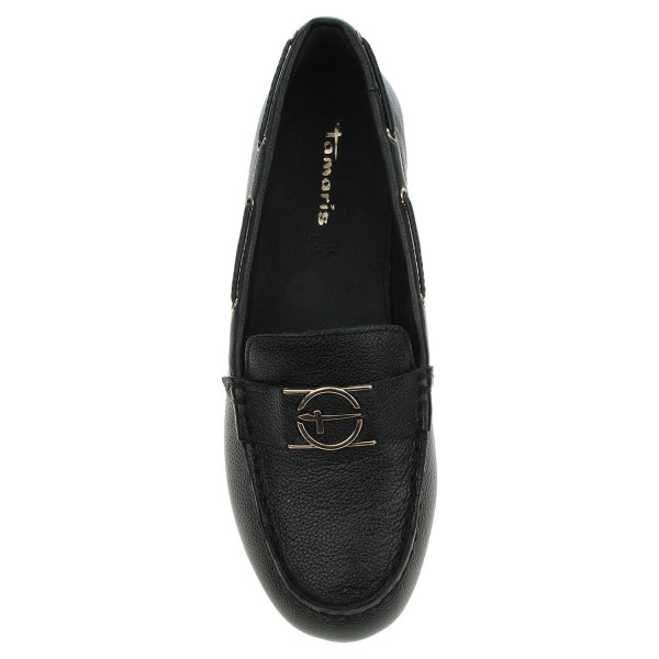 detail Dámske mokasiny Tamaris 1-24630-44 black leather
