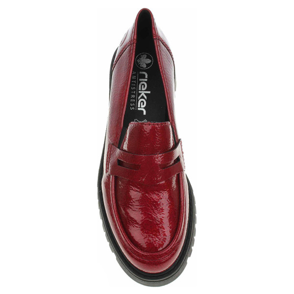 detail Dámske mokasiny Rieker 47550-33 rot