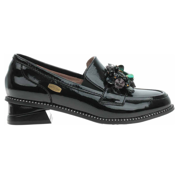 detail Dámske mokasiny Laura Vita Ibcihalo 10 werni noir