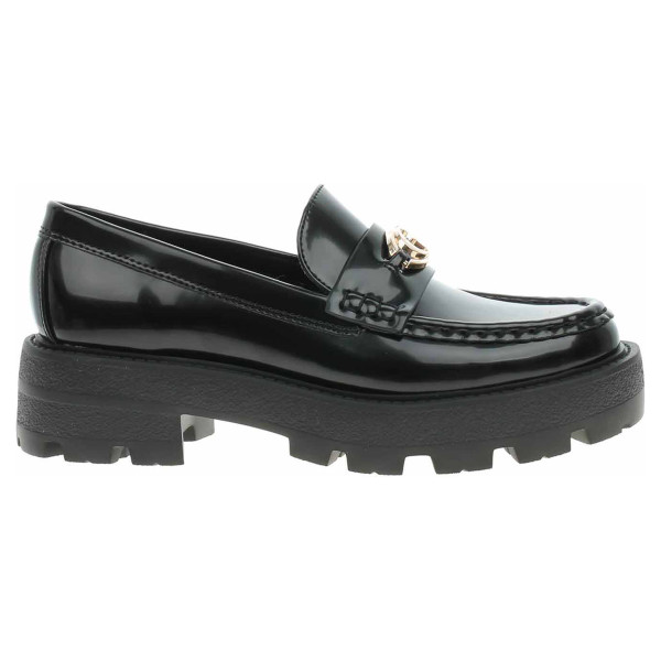 detail Dámske mokasiny Guess FLTYNKELE14-BLACK