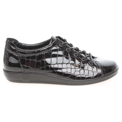 detail Dámske poltopánky Ecco Soft 2.0 20650351052 black-black