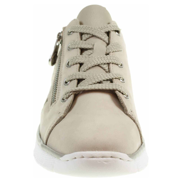 detail Dámske poltopánky Rieker 53711-60 beige