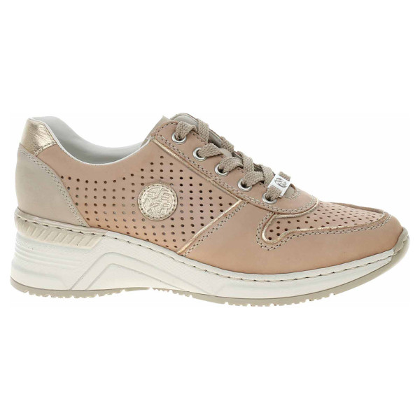 detail Dámske poltopánky Rieker N4346-60 beige