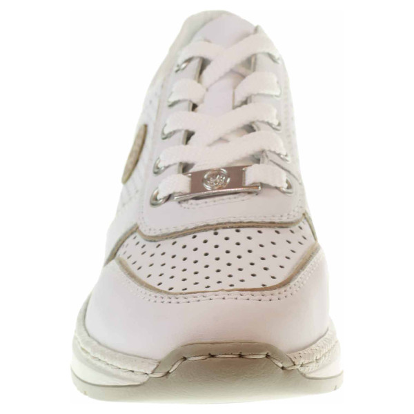 detail Dámske poltopánky Rieker N4346-80 weiss