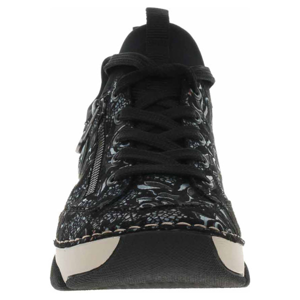 detail Dámske poltopánky Rieker 45973-90 black metallic