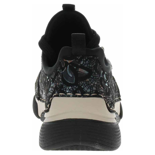 detail Dámske poltopánky Rieker 45973-90 black metallic