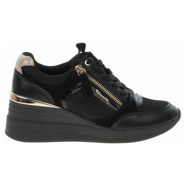 detail Dámska topánky Tamaris 1-23703-41 black-gold