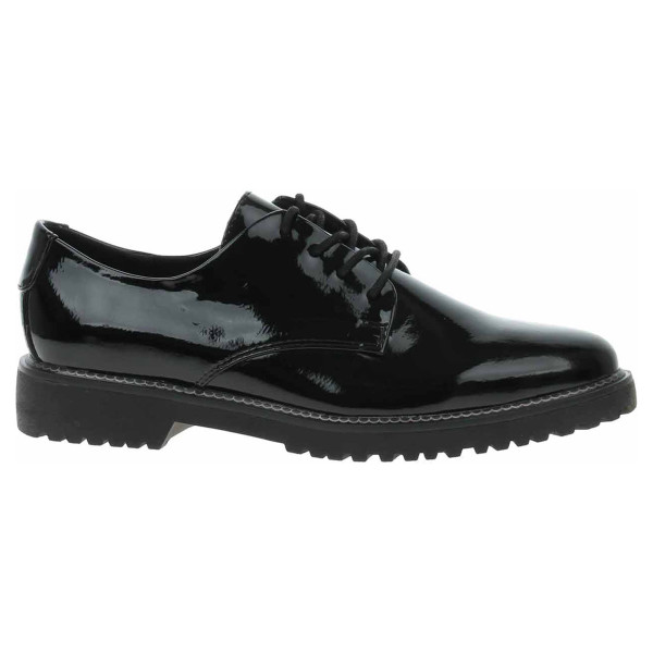 detail Dámske poltopánky Marco Tozzi 2-23712-41 black patent