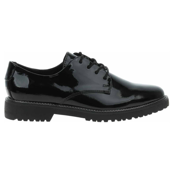 detail Dámske poltopánky Marco Tozzi 2-23712-41 black patent
