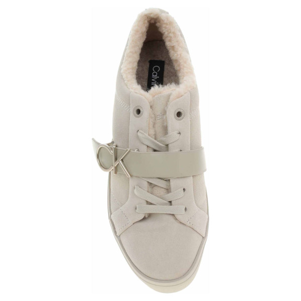 detail Dámske poltopánky Calvin Klein HW0HW01820 ABY Feather Gray