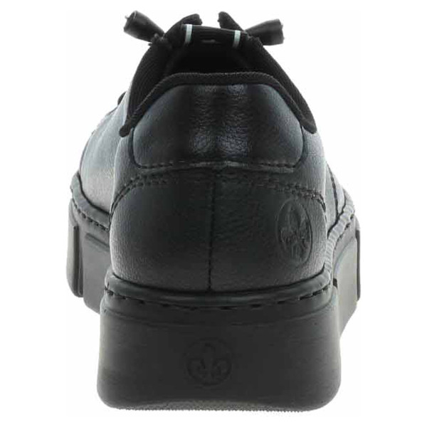 detail Dámske poltopánky Rieker N5903-00 schwarz