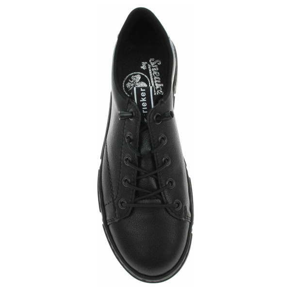 detail Dámske poltopánky Rieker N5903-00 schwarz